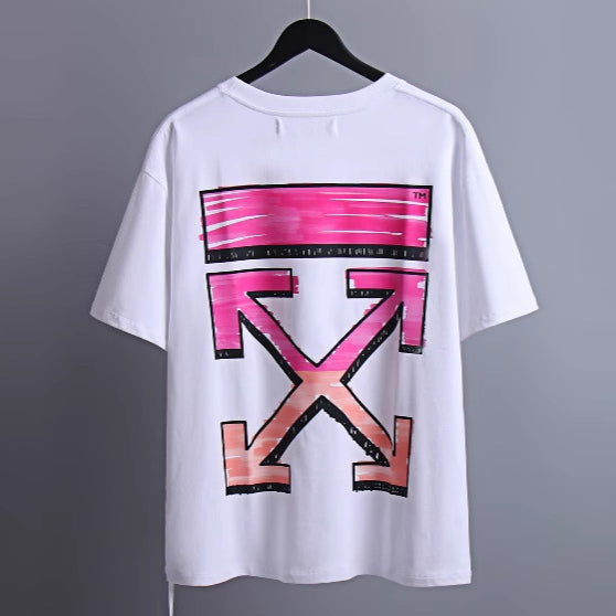 Off-White Arrow Logo Cotton T-shirt#12