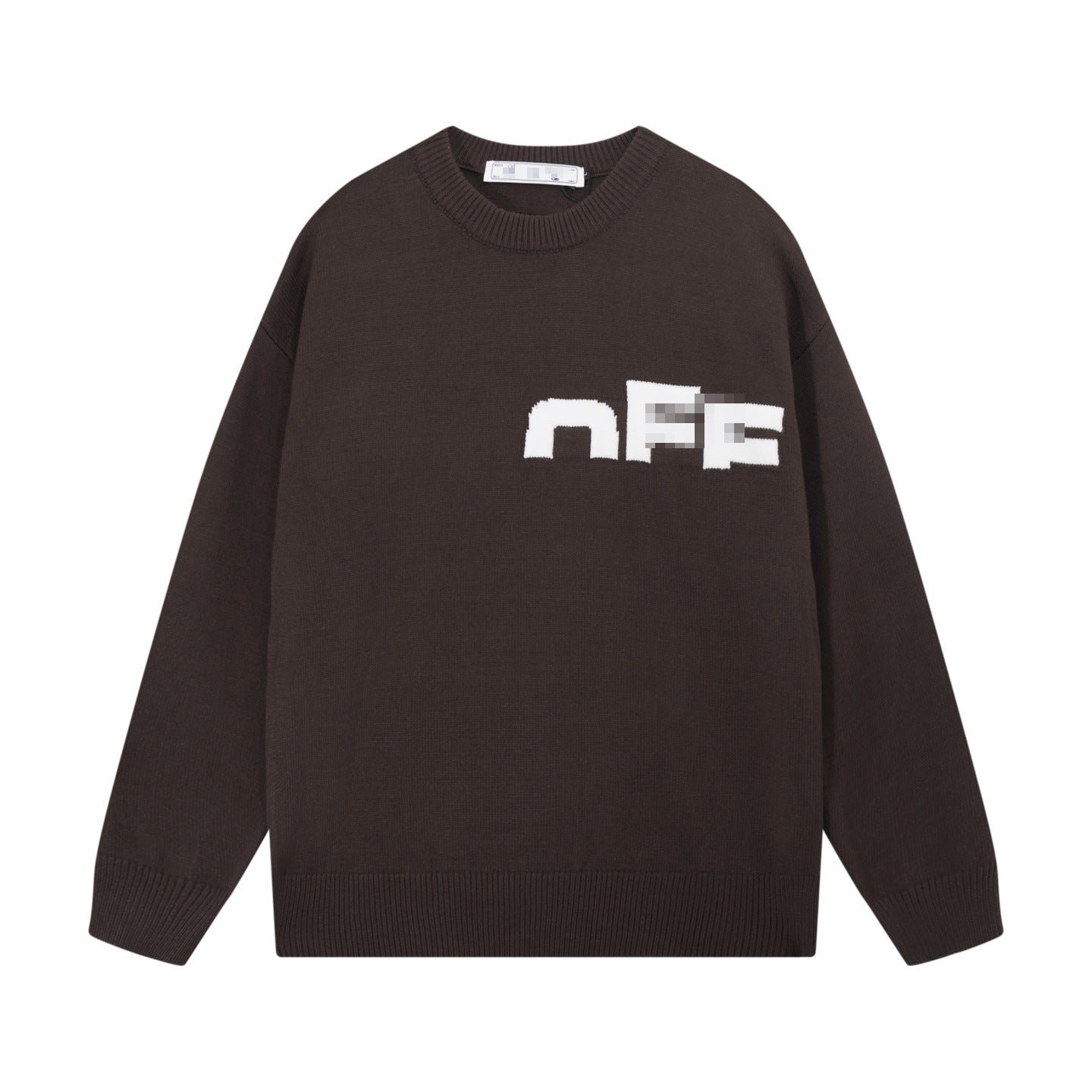 Off-White Intarsia Knit Sweater#6