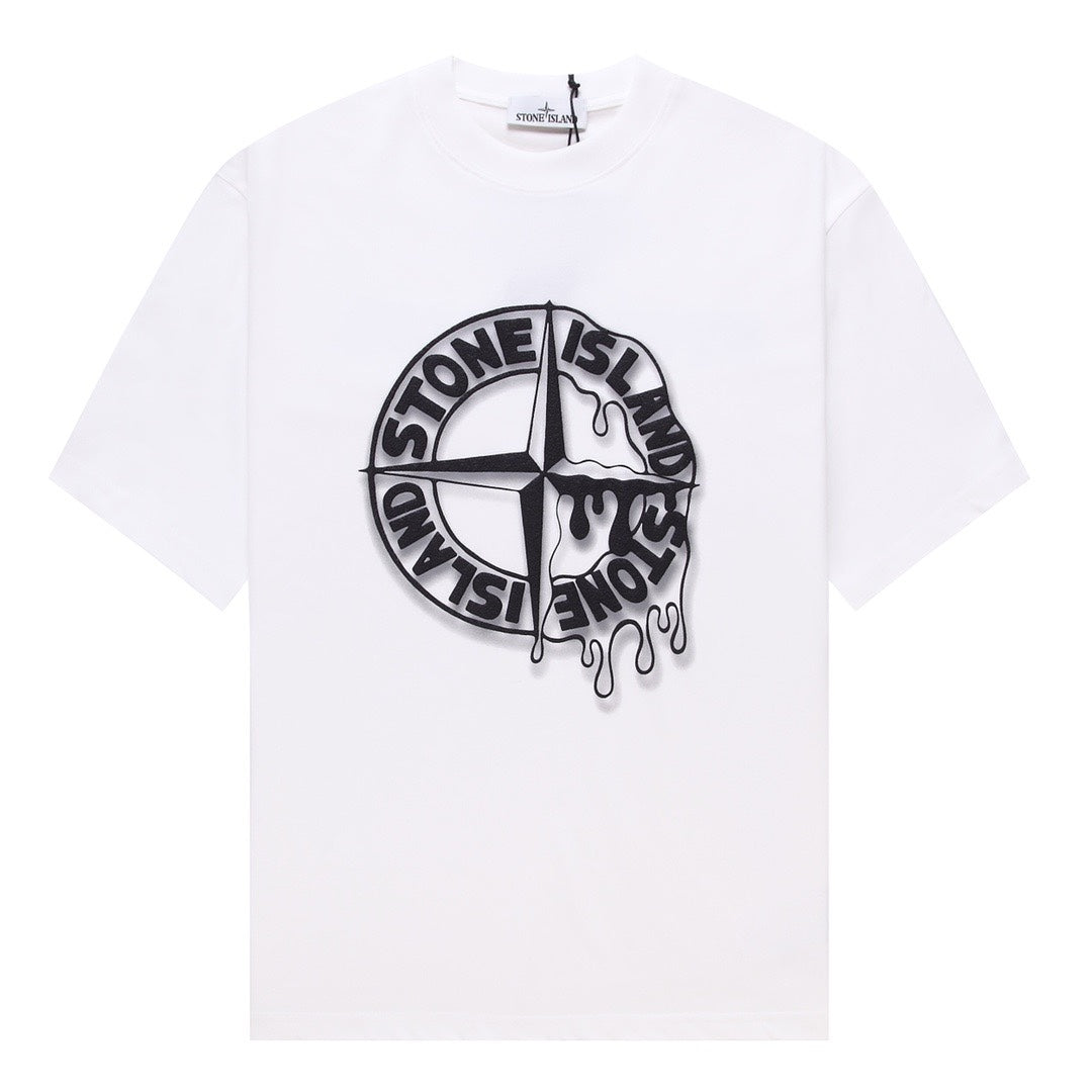 ST0NE lSLAND Pure Cotton T-Shirt #45