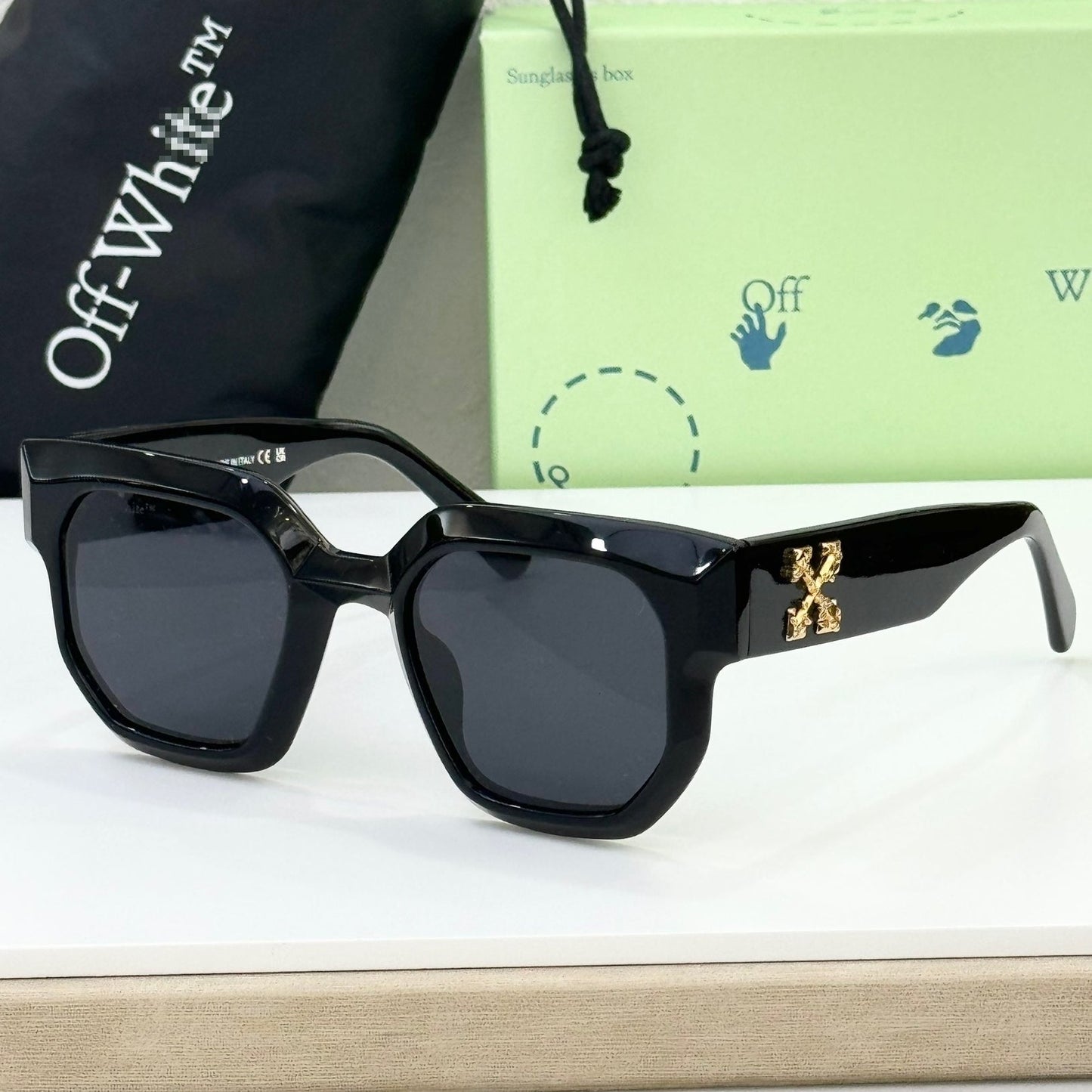 Off-White Arrow logo sunglasses#021