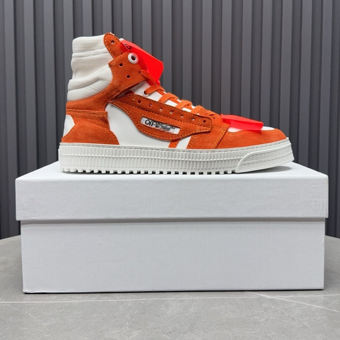 Off-WhiteArrow logo high-top sneakers#24