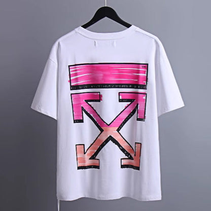 Off-White Arrow Logo Cotton T-shirt#12