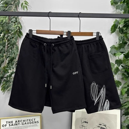 Off-White arrow print shorts#5