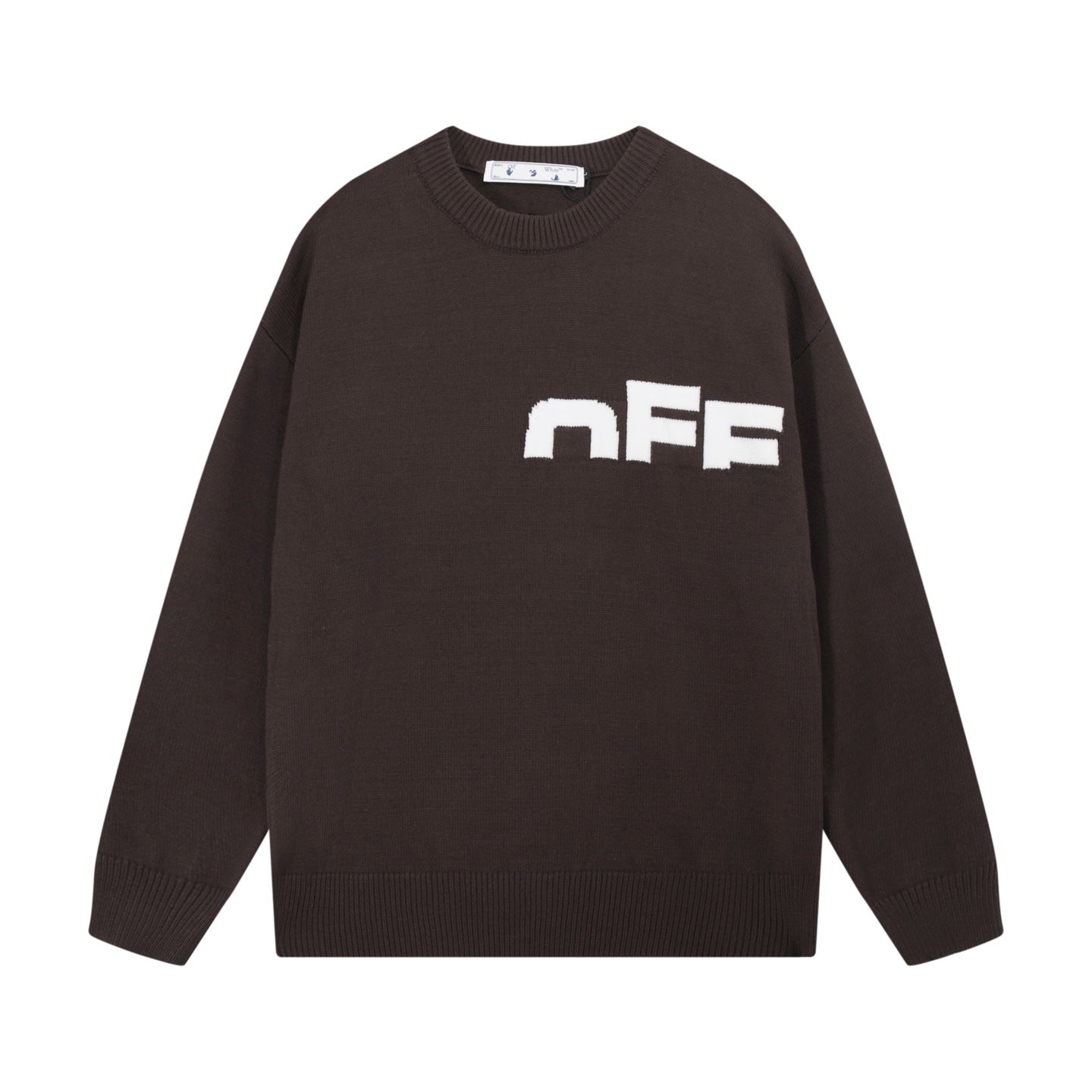 Off-White Intarsia Knit Sweater#6
