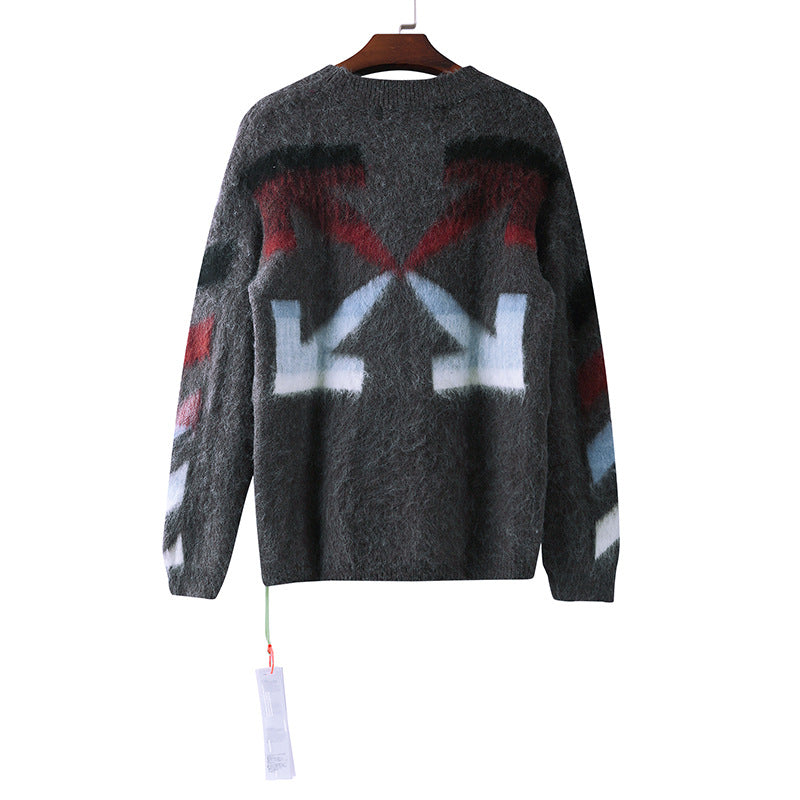 Off-White Intarsia Knit Sweater#15