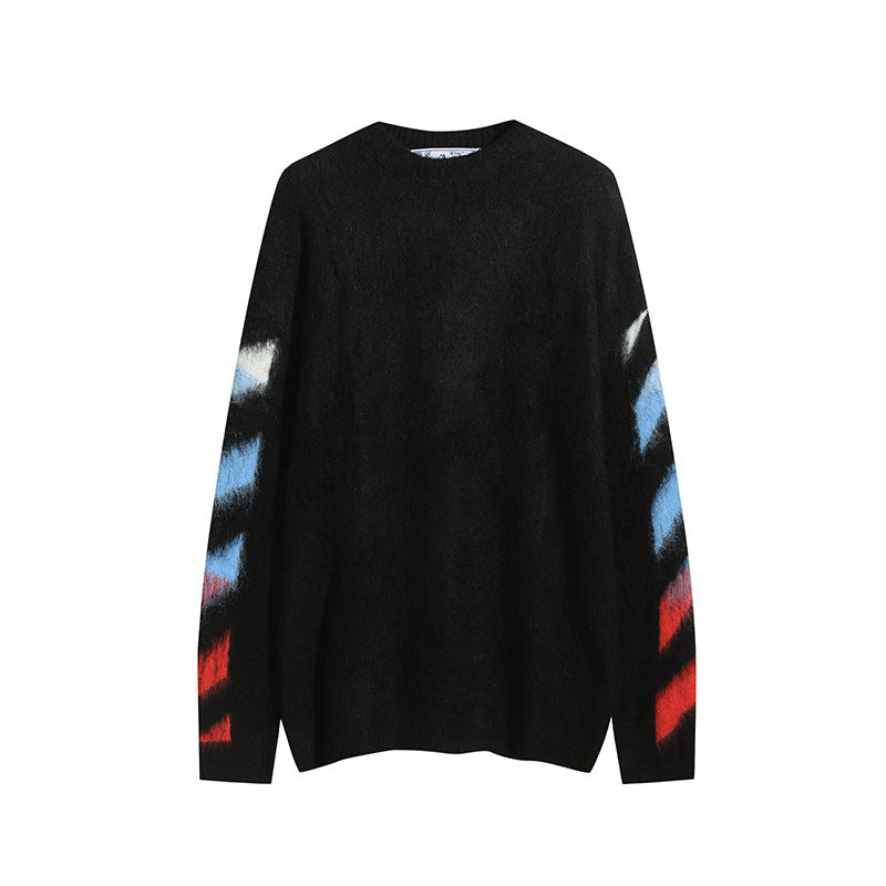 Off-White Intarsia Knit Sweater#17