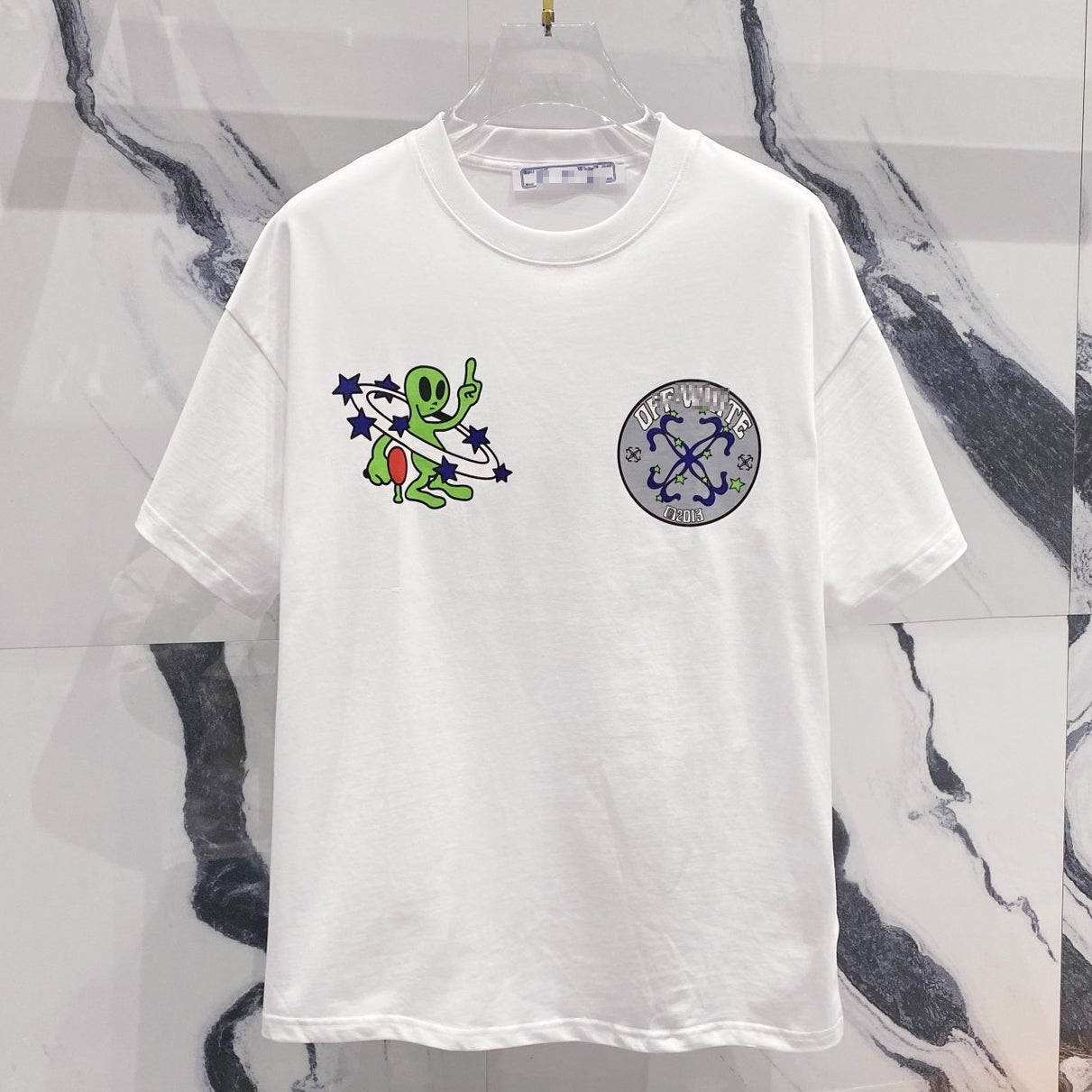 Off-White Arrow Logo Cotton T-shirt#29