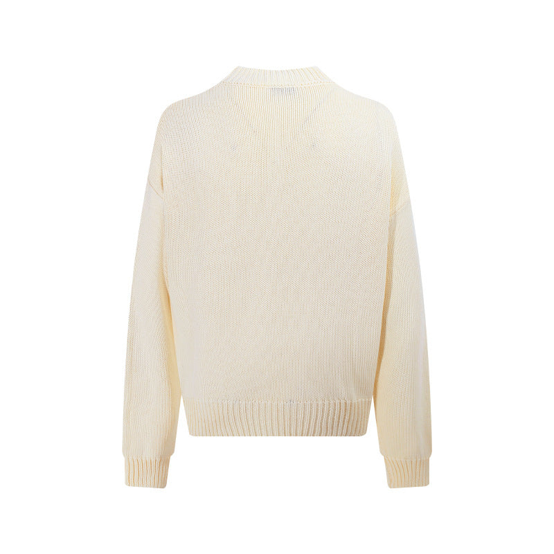 Off-White Intarsia Knit Sweater#8