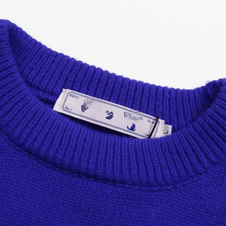 Off-White Intarsia Knit Sweater#5