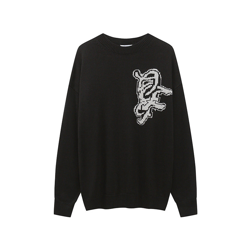 Off-White Intarsia Knit Sweater#10