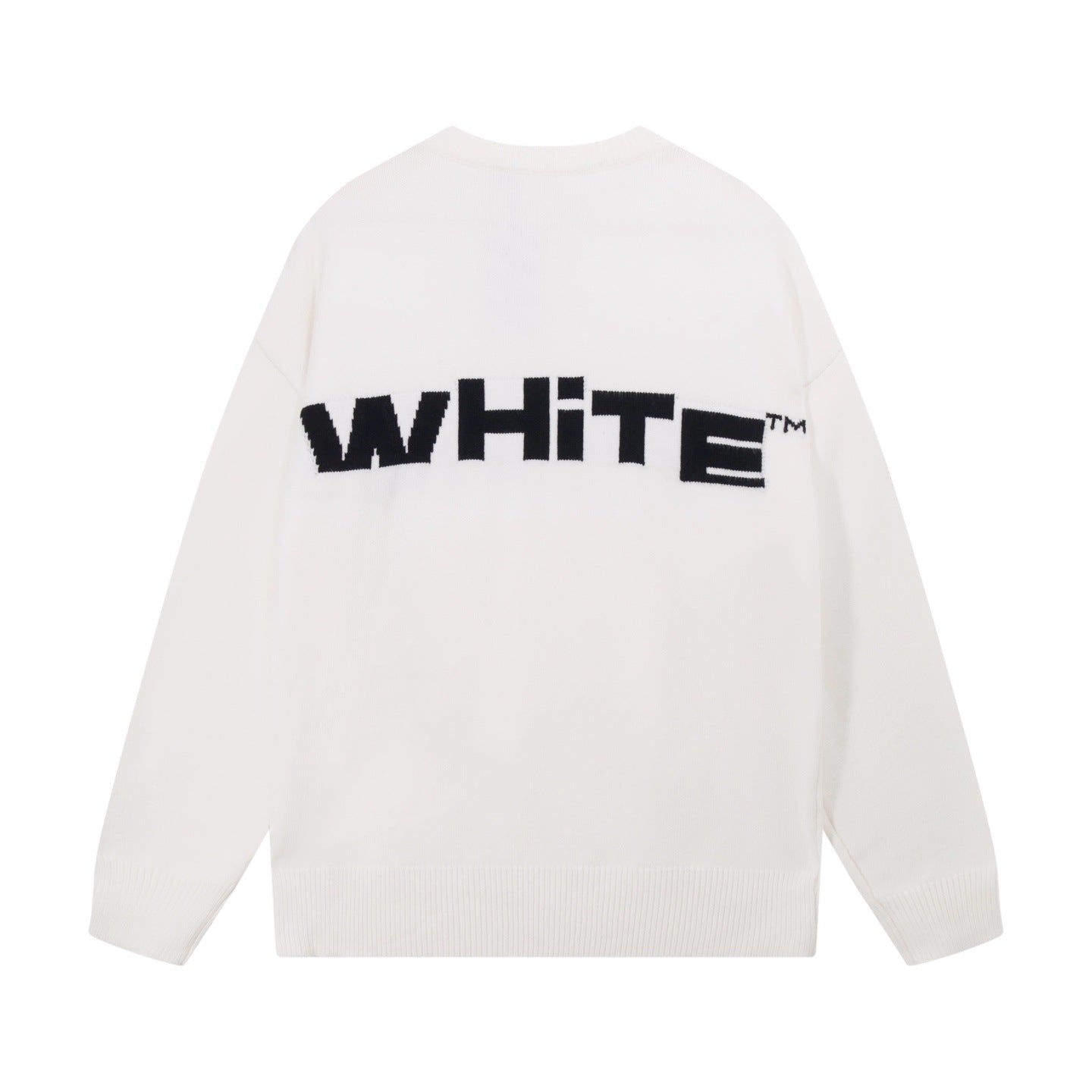 Off-White Intarsia Knit Sweater#6