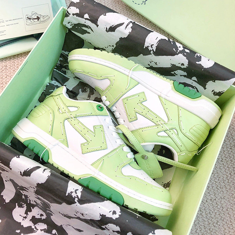 Off-White Arrow logo leather Sports shoes#18