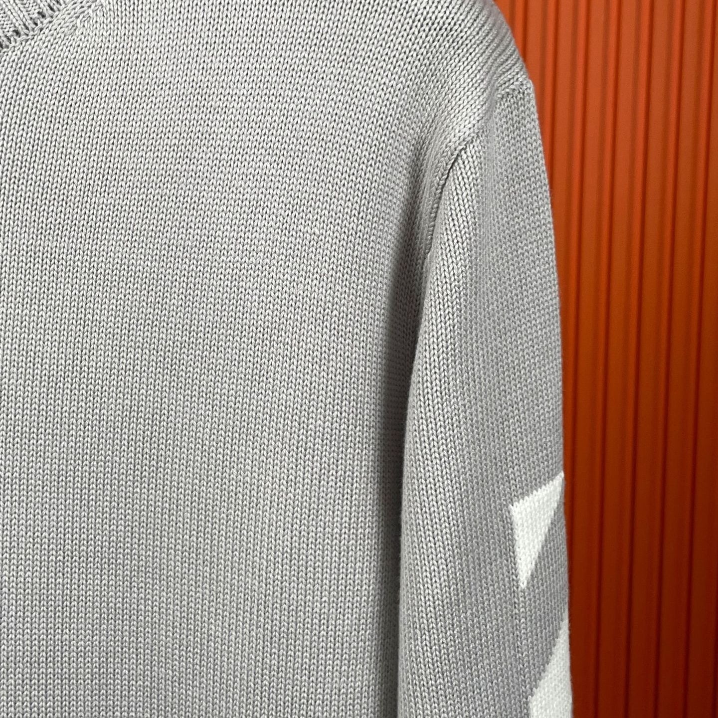 Off-White Intarsia Knit Sweater#14