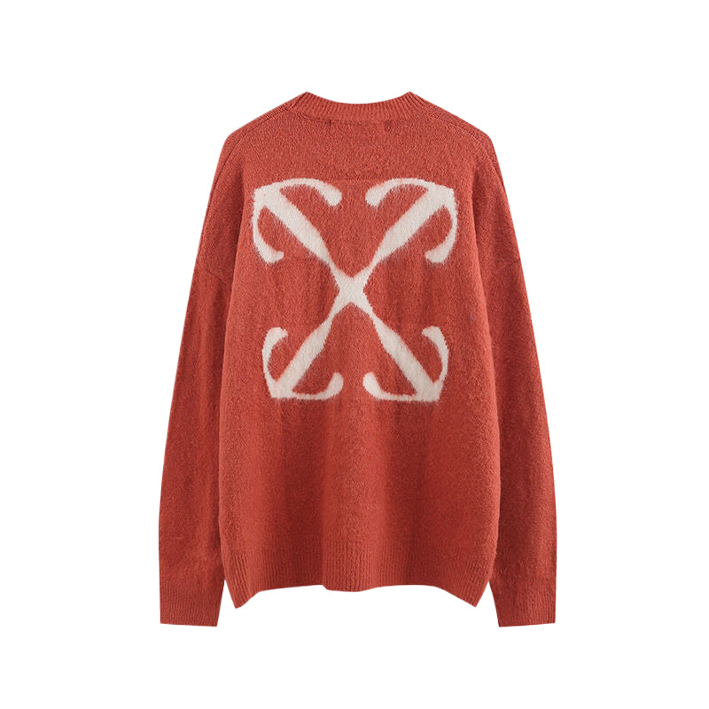Off-White Intarsia Knit Sweater#7