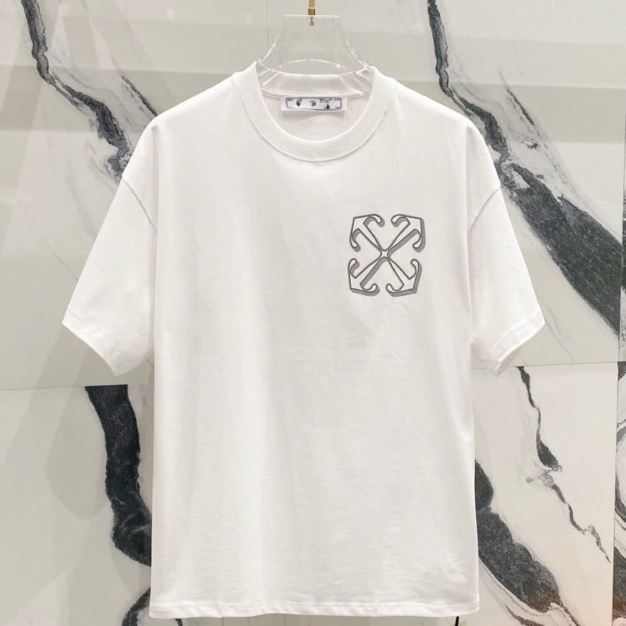 Off-White Arrow Logo Cotton T-shirt#27