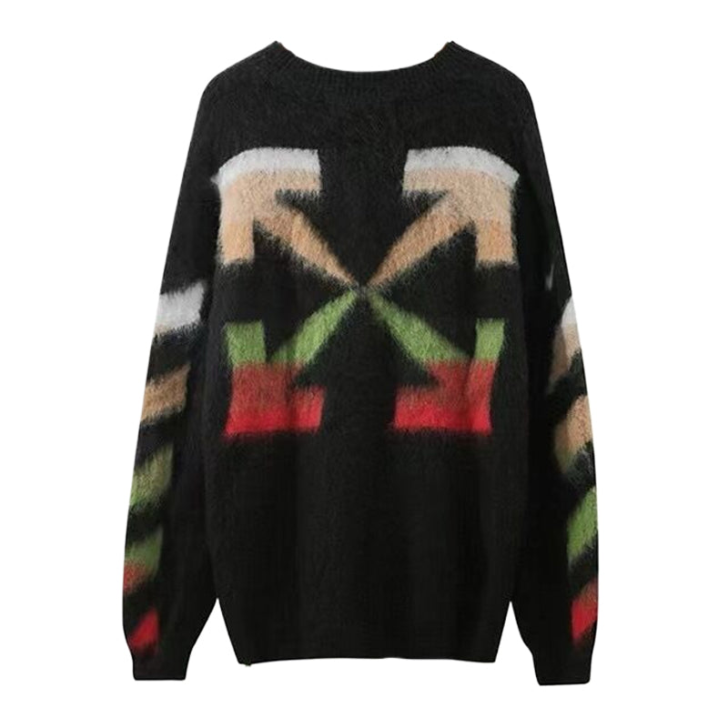 Off-White Intarsia Knit Sweater#16