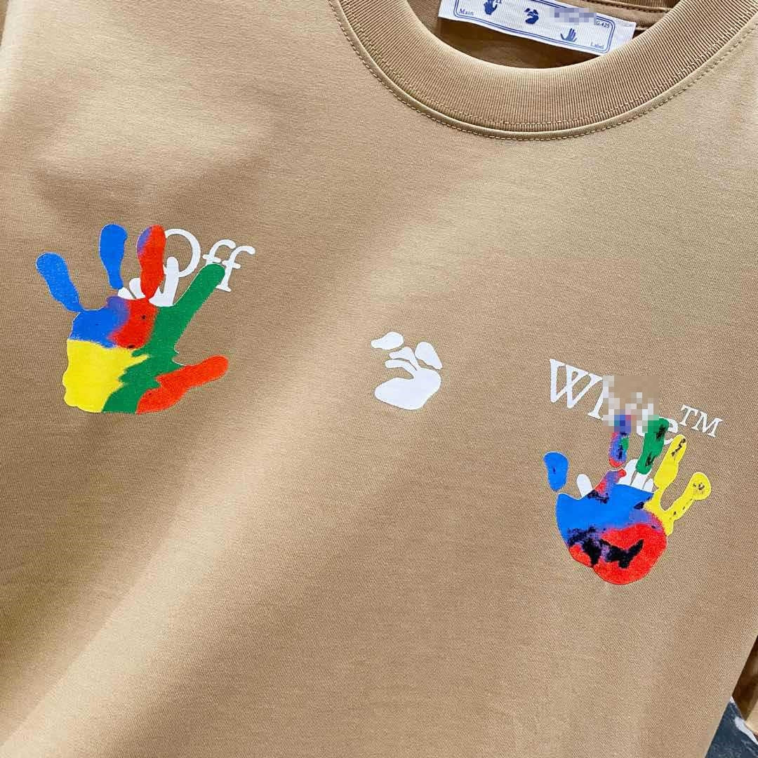 Off-White Arrow Logo Cotton T-shirt#1002