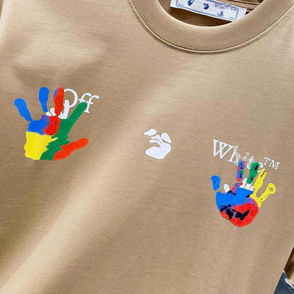 Off-White Arrow Logo Cotton T-shirt#1002