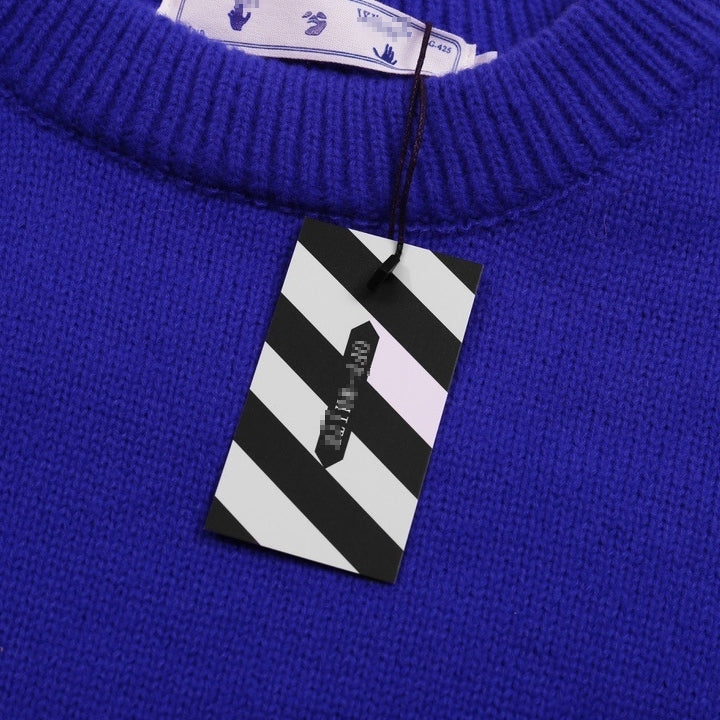 Off-White Intarsia Knit Sweater#5