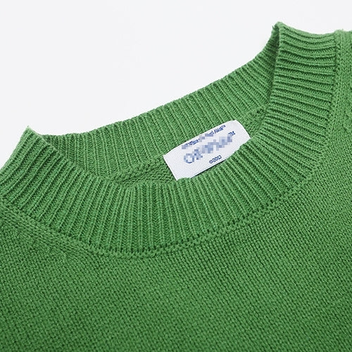 Off-White Intarsia Knit Sweater#10