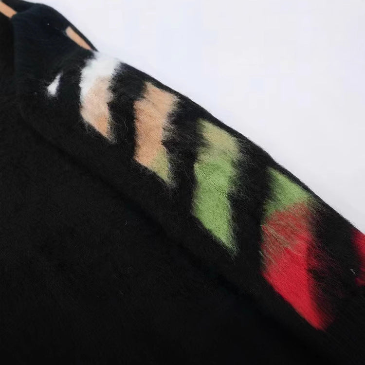 Off-White Intarsia Knit Sweater#16