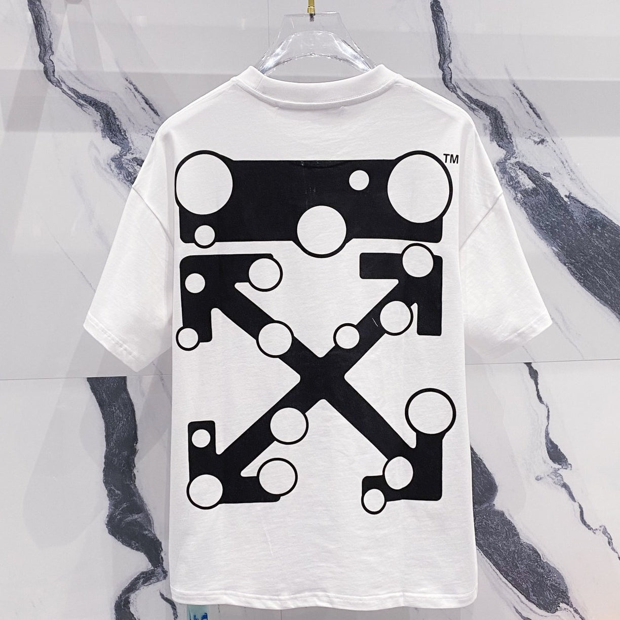 Off-White Arrow Logo Cotton T-shirt#23