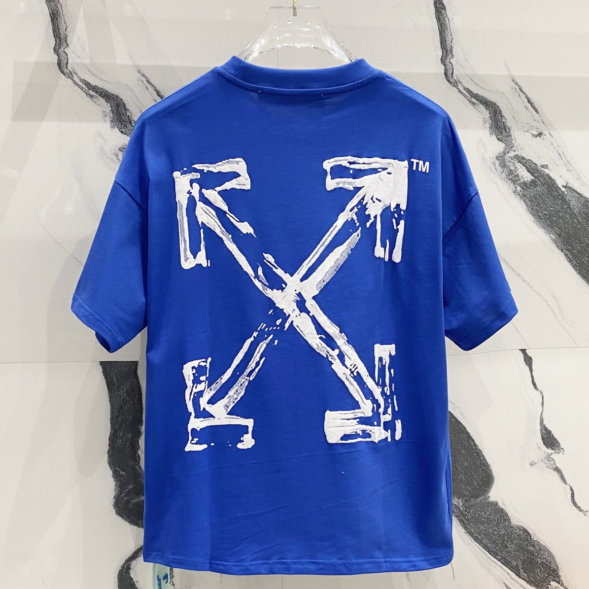 Off-White Arrow Logo Cotton T-shirt#33