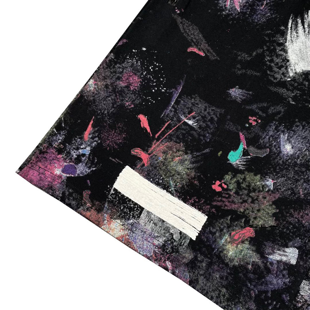 Off-White Starry sky inkjet shorts#9