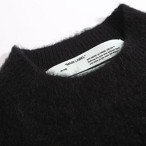 Off-White Intarsia Knit Sweater#16