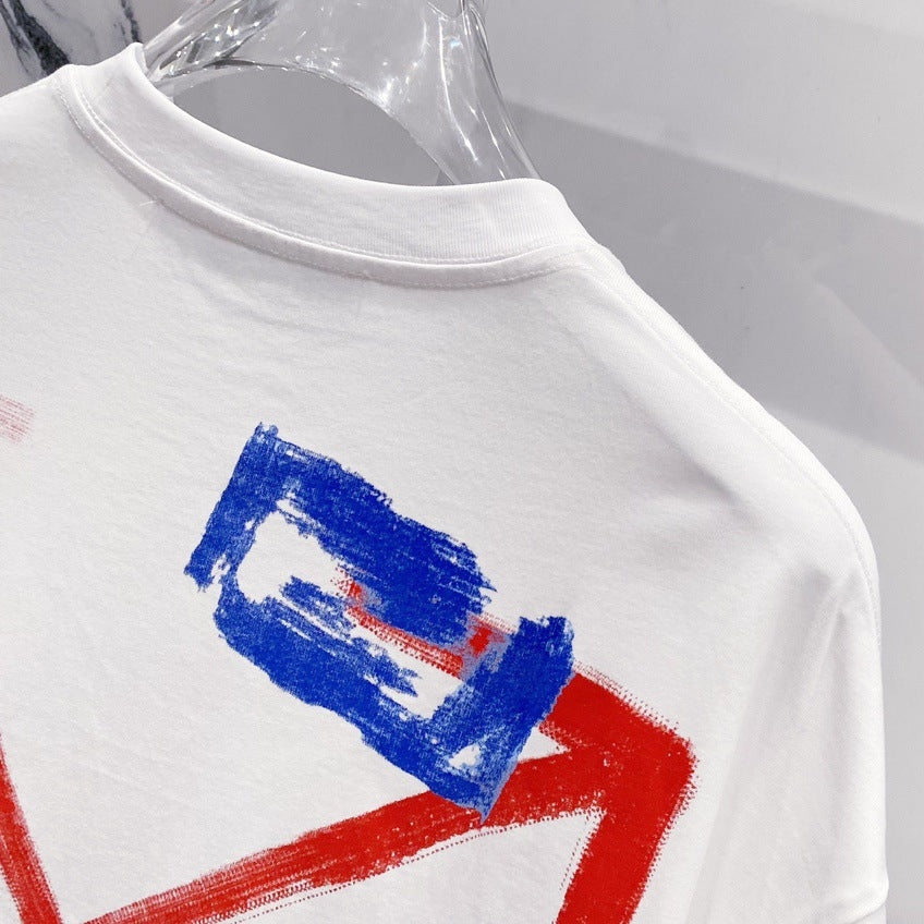 Off-White Arrow Logo Cotton T-shirt#32
