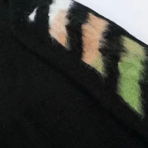 Off-White Intarsia Knit Sweater#16