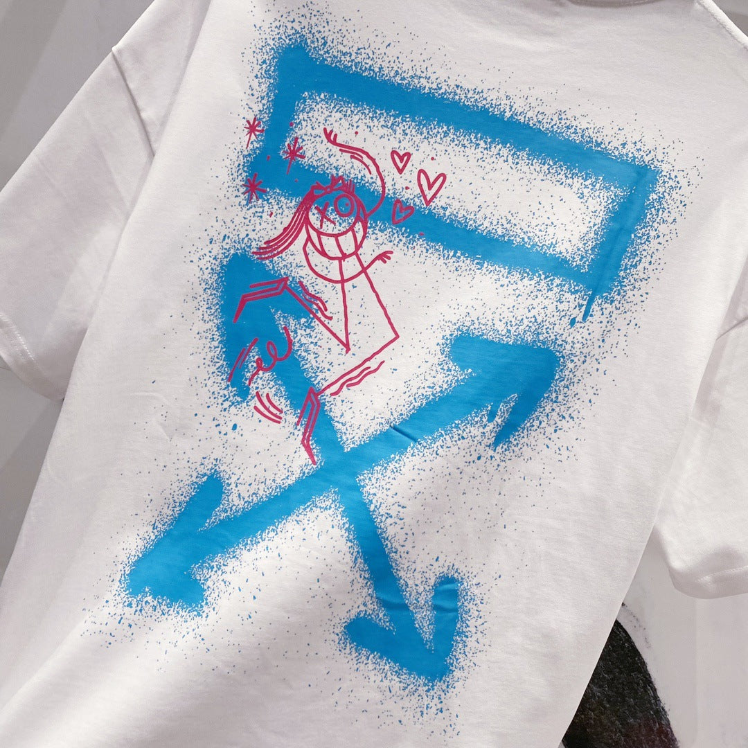 Off-White Arrow Logo Cotton T-shirt#25