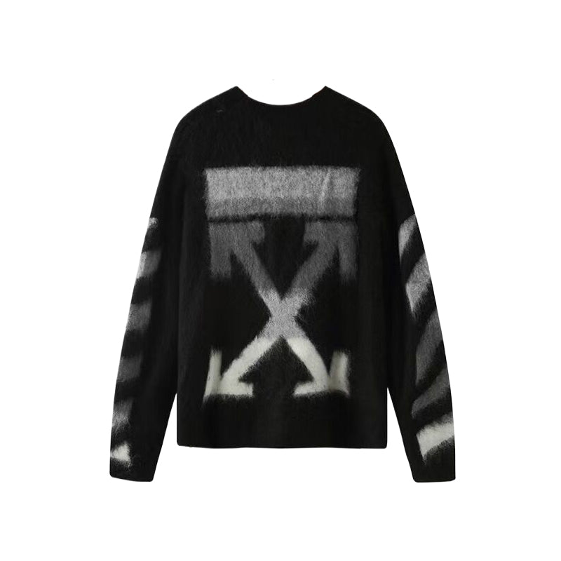 Off-White Intarsia Knit Sweater#1