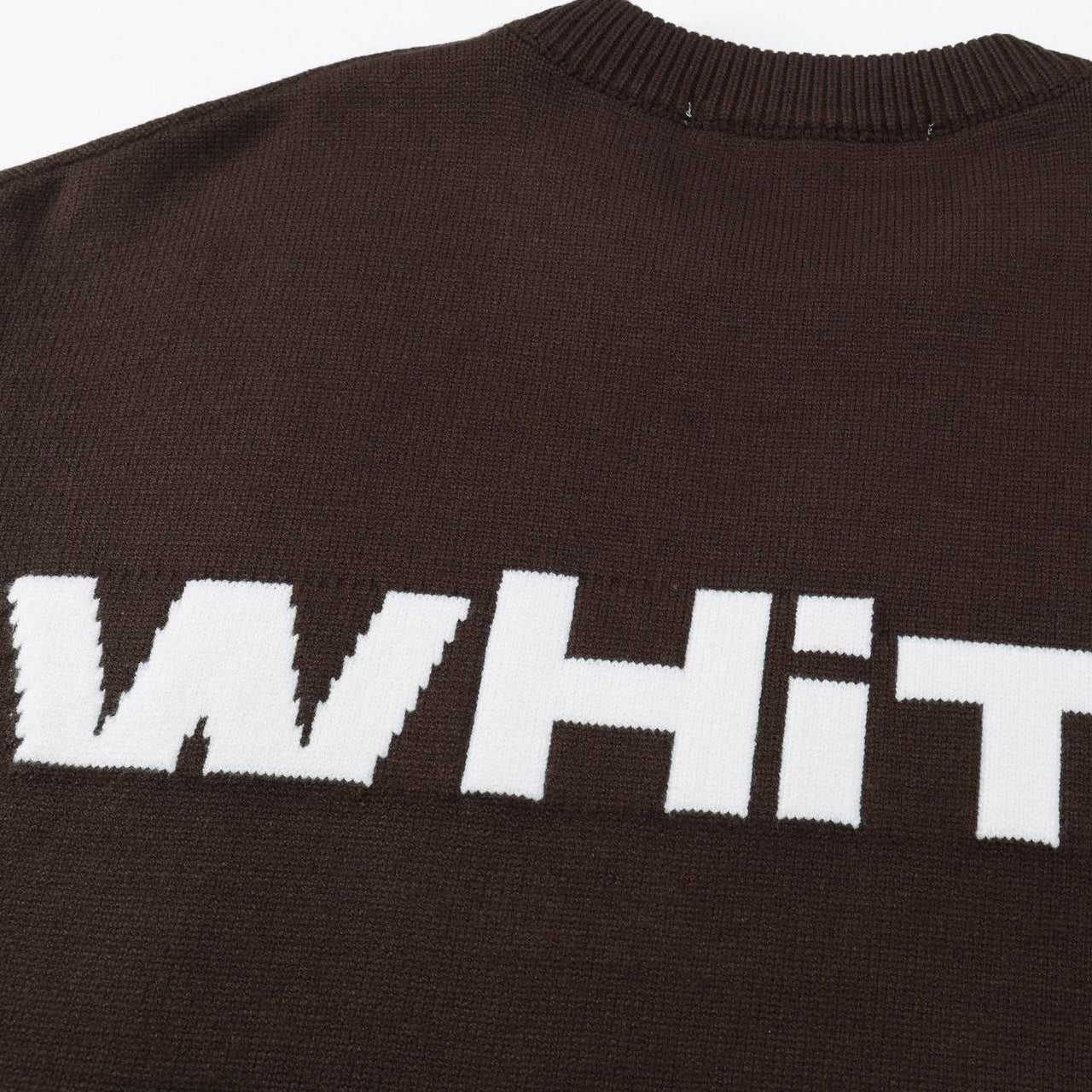 Off-White Intarsia Knit Sweater#6