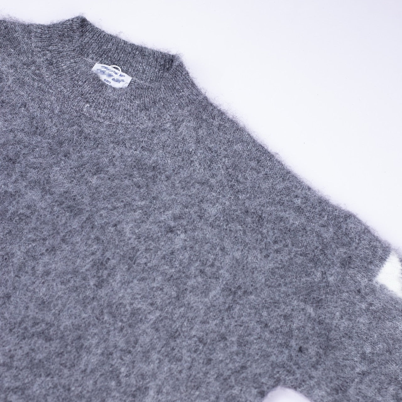 Off-White Intarsia Knit Sweater#13