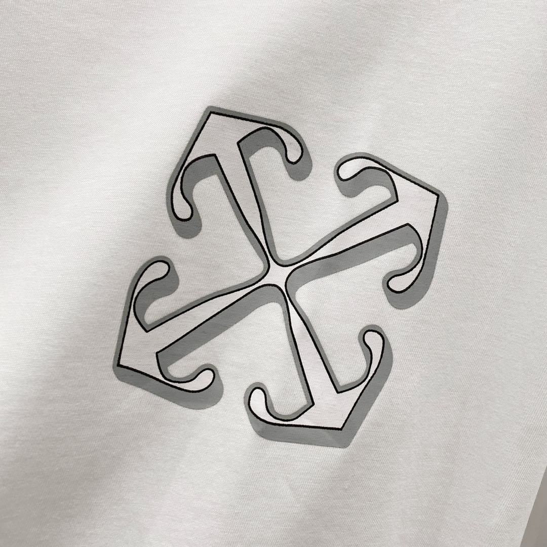 Off-White Arrow Logo Cotton T-shirt#27