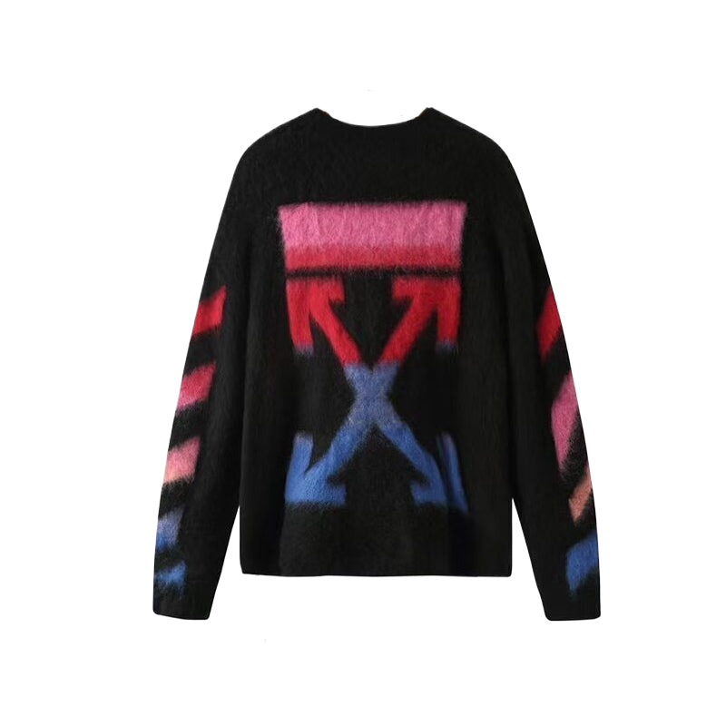 Off-White Intarsia Knit Sweater#1