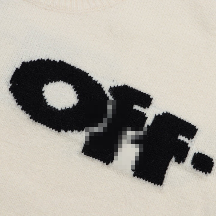 Off-White Intarsia Knit Sweater#2