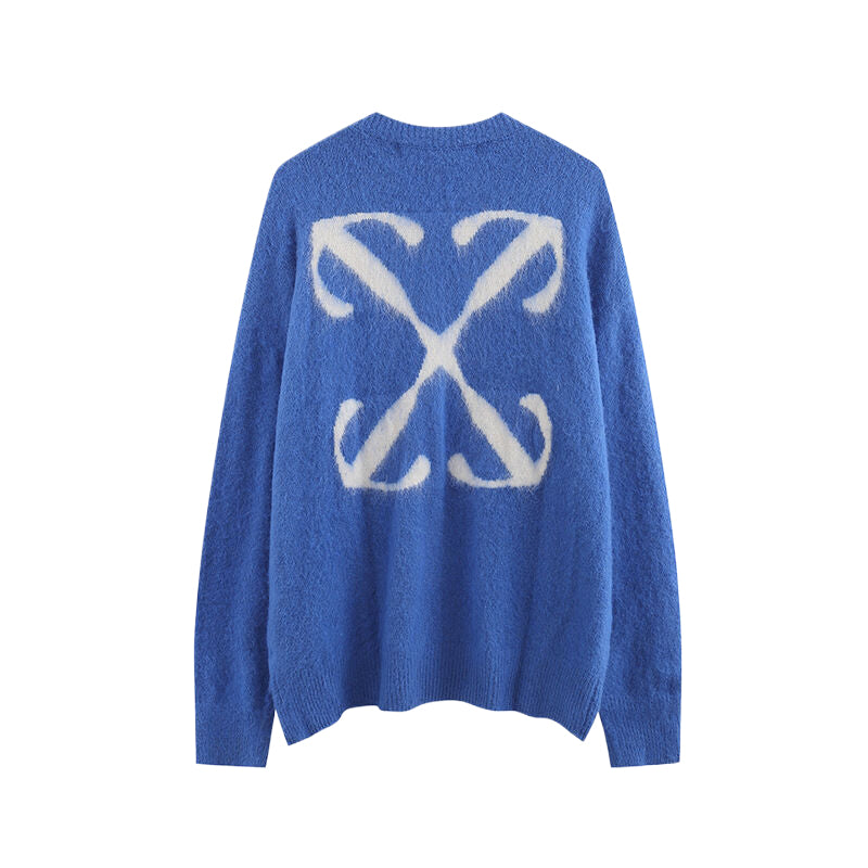 Off-White Intarsia Knit Sweater#7