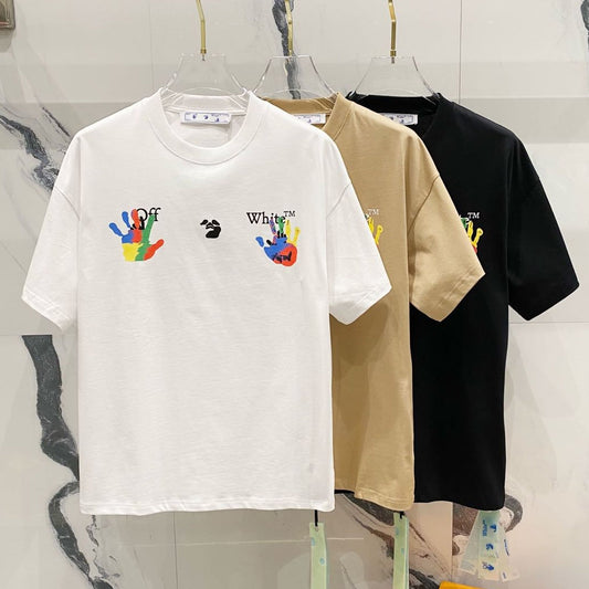 Off-White Arrow Logo Cotton T-shirt#1002