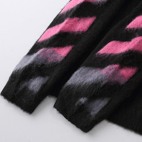 Off-White Intarsia Knit Sweater#1