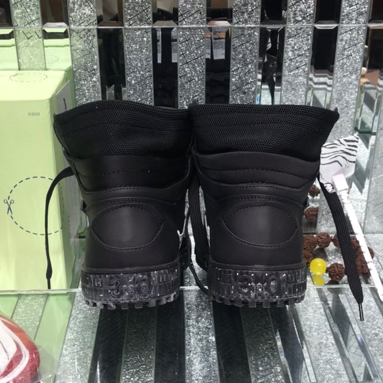 Off-White Arrow Logo Leather Sneakers #34