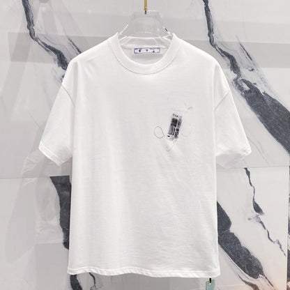 Off-White Arrow Logo Cotton T-shirt#1050