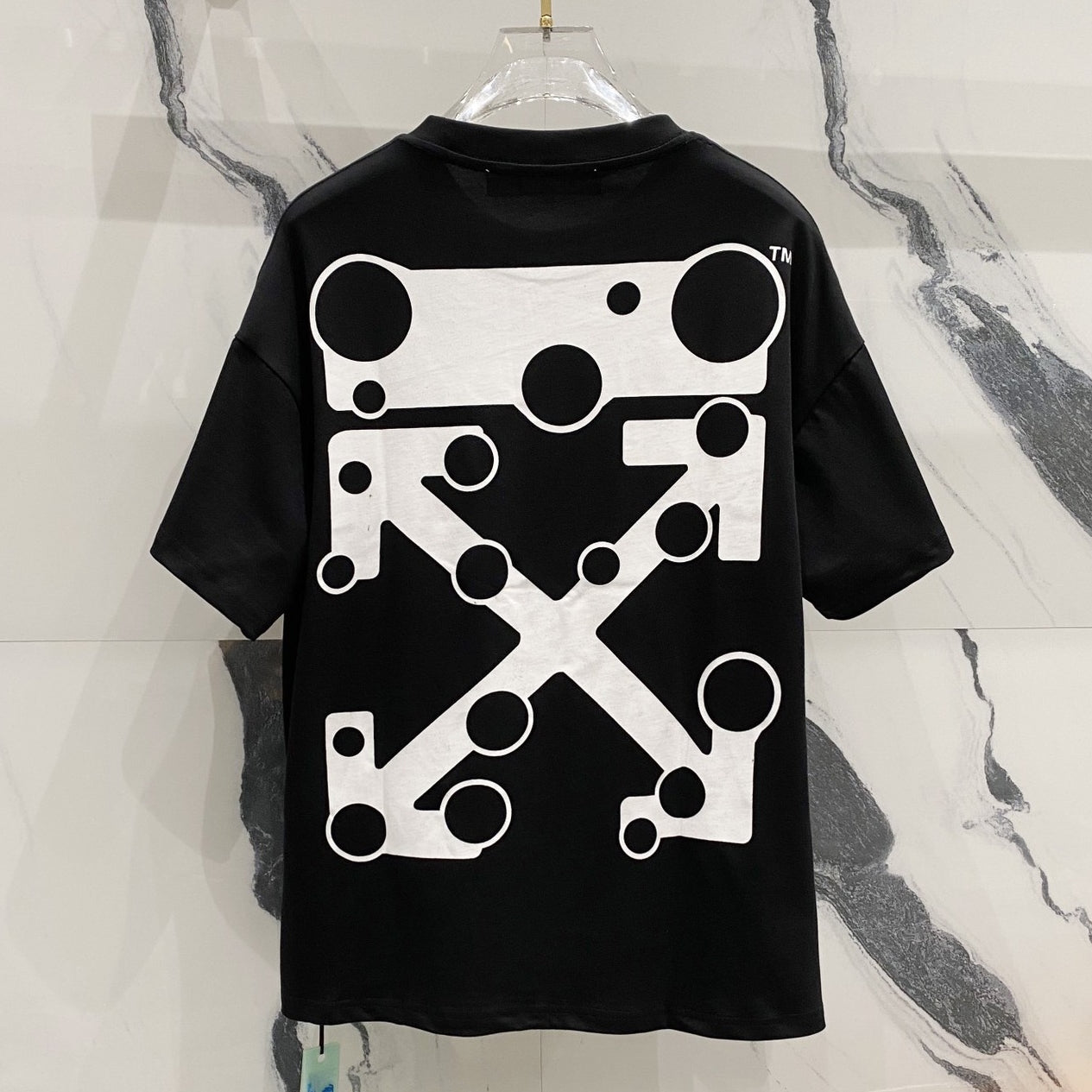 Off-White Arrow Logo Cotton T-shirt#23