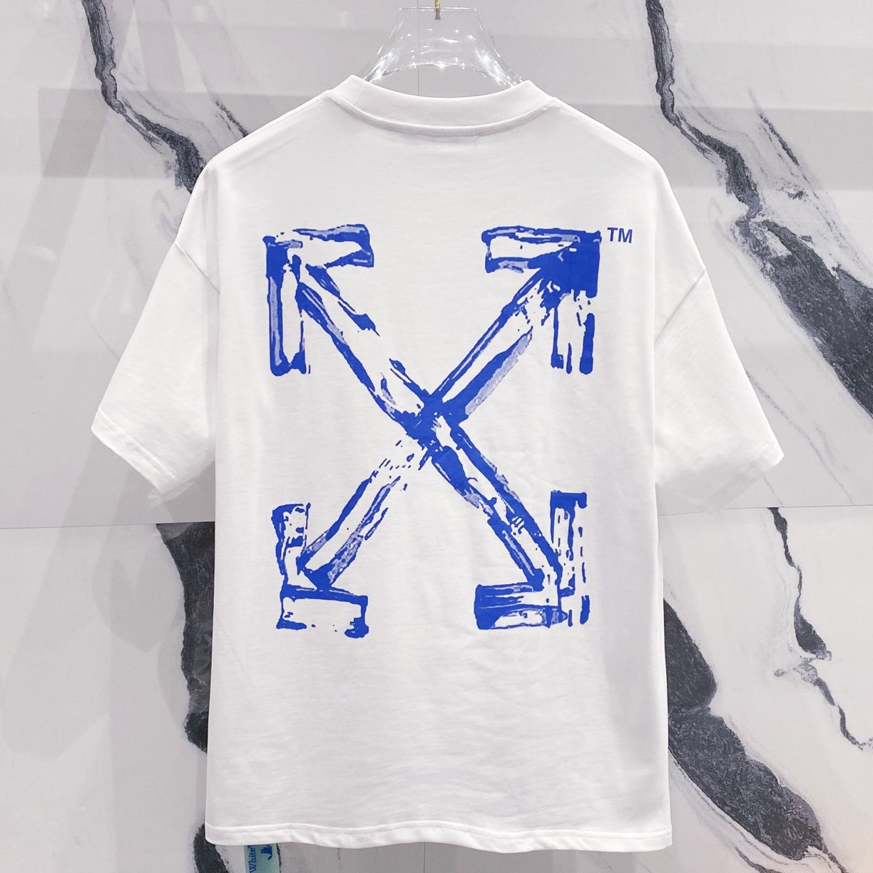 Off-White Arrow Logo Cotton T-shirt#33