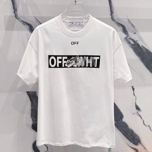 Off-White Arrow Logo Cotton T-shirt#34