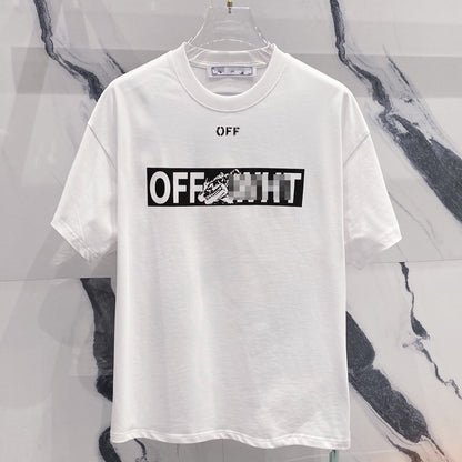 Off-White Arrow Logo Cotton T-shirt#34