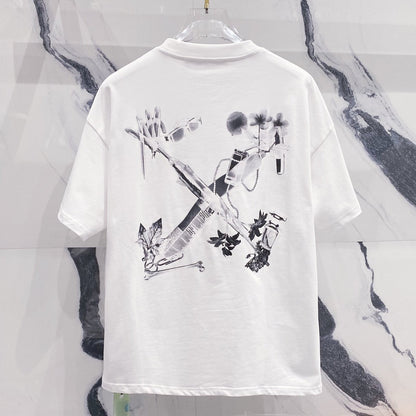 Off-White Arrow Logo Cotton T-shirt#1050