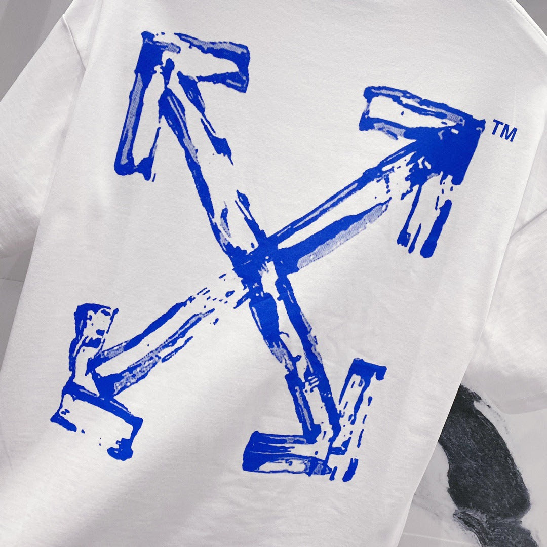 Off-White Arrow Logo Cotton T-shirt#33