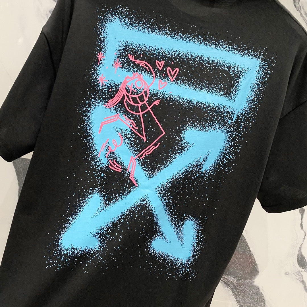 Off-White Arrow Logo Cotton T-shirt#25